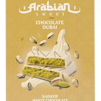 Tablette de Chocolat Dubaï - Chocolat blanc & Pistache
