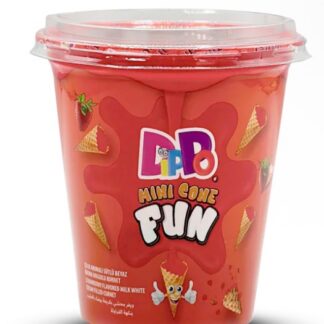 DiPPo Mini Cône Fun Cup - Fraise