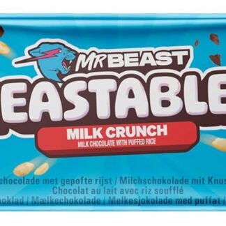 Tablette de Chocolat au Lait et Riz Soufflée Mr Beast Feastable