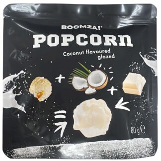 Pop Corn Noix de Coco Enrobées de Chocolat Blanc